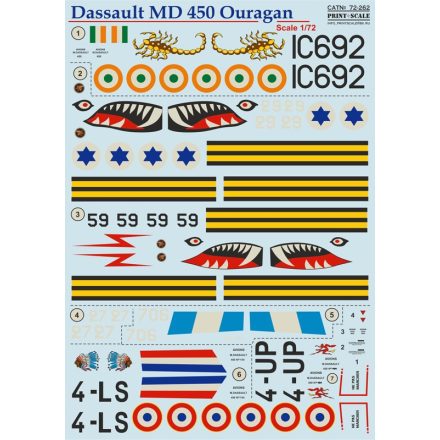Print Scale Dassault MD 450 Ouragan