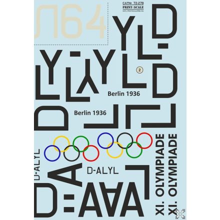 Print Scale Junkers Ju-52 civic version Part 2 In the complete set matrica