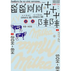   Print Scale Junkers Ju-52 civic version Part 3 In the complete set matrica