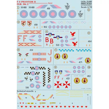 Print Scale F-4 Phantom FGR.Mk 2 Part 2 matrica