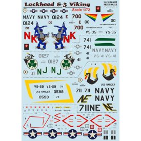 Print Scale Lockheed S-3 Viking In the complete set matrica