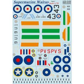 Print Scale Supermarine Walrus matrica