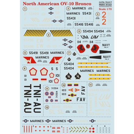 Print Scale North American OV-10 Bronco matrica