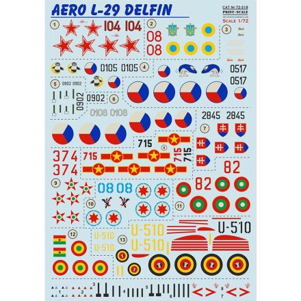 Print Scale Aero L-29 Delfin matrica