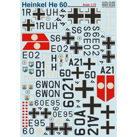 Print Scale Heinkel He-60 Part-1 matrica