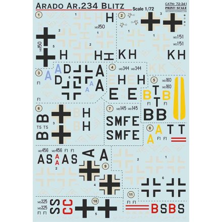 Print Scale Arado Ar-234 Blitz matrica