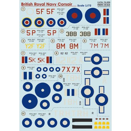 Print Scale British Royal Navy Corsair matrica