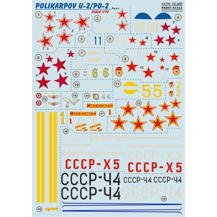 Print Scale Polikarpov U-2/Po-2 Part 1 matrica