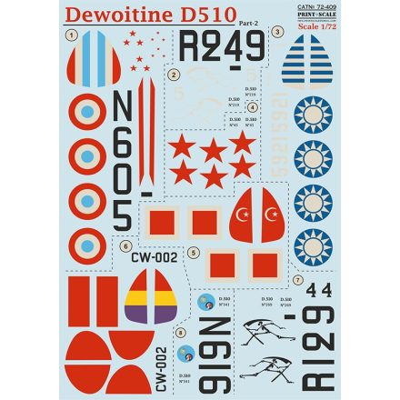 Print Scale Dewoitine D.510. Part 2 matrica