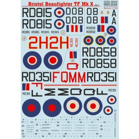 Print Scale Beaufighter Mk.X matrica