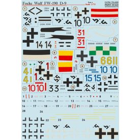Print Scale FW-190 D-9 Part 2 matrica