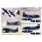 Print Scale Blue CAG SPADS. Carrier Air Group CO AD Skyraiders matrica