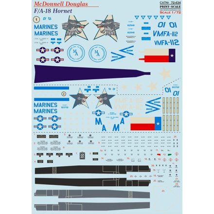 Print Scale F-18 Hornet Part 4 matrica