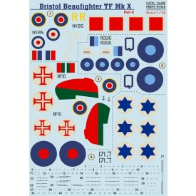 Print Scale Bristol Beaufighter Mk.X Part 2 matrica