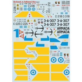 Print Scale Skyhawk in Falkland War Part 2 matrica