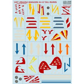 Print Scale Unit Insignia Nakajima Ki-43 Tail marks matrica