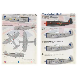 Print Scale Thunderbolt Mk II matrica