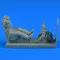 Aerobonus USAF WWII Pilot with ej. seat for P-47 Thunderbolt f.Hasegawa