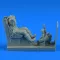 Aerobonus US NAVY WWII Pilot with ej. seat for F4U Corsair f.Trumpeter