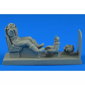   Aerobonus USAAF WWII Pilot with seat for P-51B/C Mustang for TRUM/REV