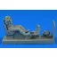 Aerobonus USAAF WWII Pilot with seat for P-51B/C Mustang for TRUM/REV