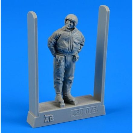 Aerobonus Soviet Air Force fighter pilot standing
