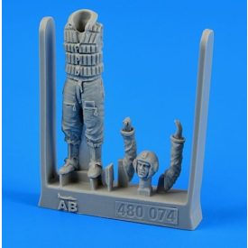 Aerobonus Luftwaffe pilot WWII standing wearing life jacket