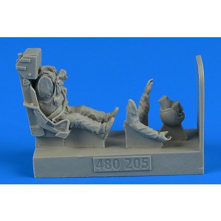 Aerobonus USAF Fighter Pilot with ejection seat for Lockheed F-80A Shooting Star (Hobby Boss, Monogram)