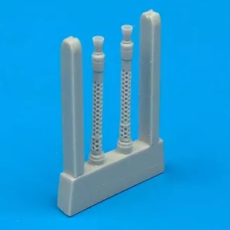   Quickboost Fw 190A-8 gun barrels for Tamiya kit műgyanta repülő kiegészítő