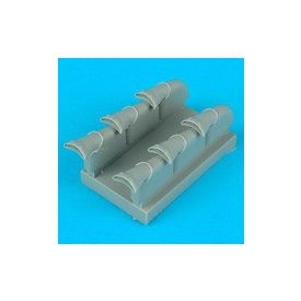 Quickboost Supermarine Spitfire Mk.V exhaust (Hasegawa)