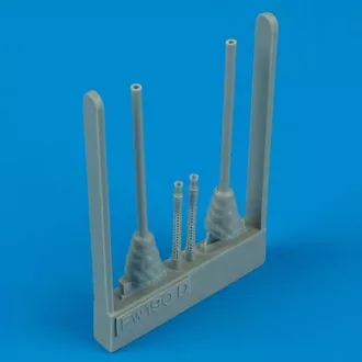   Quickboost Fw 190D gun barrels for Hasegawa kit műgyanta repülő kiegészítő