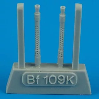   Quickboost Bf 109K gun barrels for Hasegawa and Revell kit műgyanta repülő kiegészítő