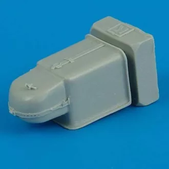   Quickboost Bf 109K gun cover for Hasegawa and Revell kit műgyanta repülő kiegészítő