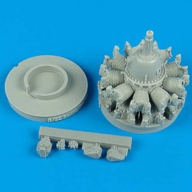 Quickboost Republic P-47D Thunderbolt engine (Hasegawa)