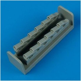 Quickboost Messerschmitt Bf-109E exhaust (Eduard)