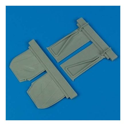Quickboost North-American P-51B Mustang undercarriage covers (Trumpeter)
