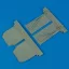 Quickboost P-51B Mustang undercarriage covers for Trumpeter kit műgyanta repülő kiegészítő