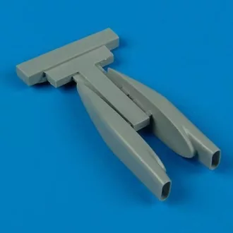  Quickboost F-105 air intake for Trumpeter kit műgyanta repülő kiegészítő