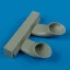Quickboost Nakajima Ki 44 exhaust for Hasegawa műgyanta repülő kiegészítő