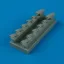 Quickboost Ju 87D-1/D-3 early exhaust for Hasegawa műgyanta repülő kiegészítő