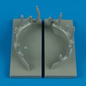   Quickboost A6M2 zero exhaust for Tamiya műgyanta repülő kiegészítő