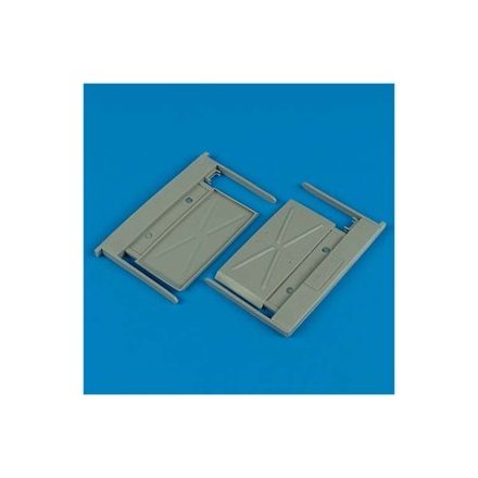 Quickboost Mikoyan MiG-29A Fulcrum intake covers (A) (Trumpeter)