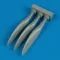 Quickboost Bf 109F propeller for Trumpeter műgyanta repülő kiegészítő
