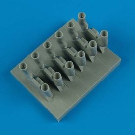   Quickboost Supermarine Spitfire Mk.IX exhaust oval type (Tamiya)