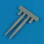 Quickboost Spitfire Mk.IXc gun barrels for Hasegawa műgyanta repülő kiegészítő