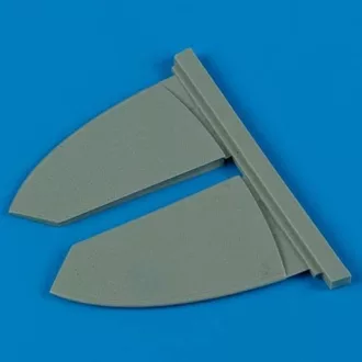   Quickboost Spitfire Mk. V stabilizer for Hobby Boss műgyanta repülő kiegészítő