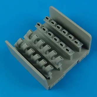   Quickboost He 111P-1 exhaust for Revell műgyanta repülő kiegészítő