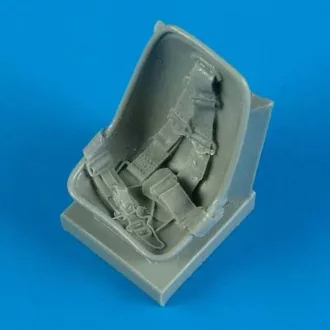   Quickboost Bf 109E seat with safety belts műgyanta repülő kiegészítő