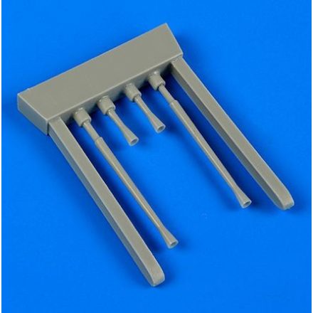 Quickboost Mitsubishi J2M2/J2M3 Raiden 'Jack' gun barrels (Hasegawa)