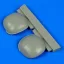 Quickboost Bf 109G-6 correct gun bulges for Revell műgyanta repülő kiegészítő